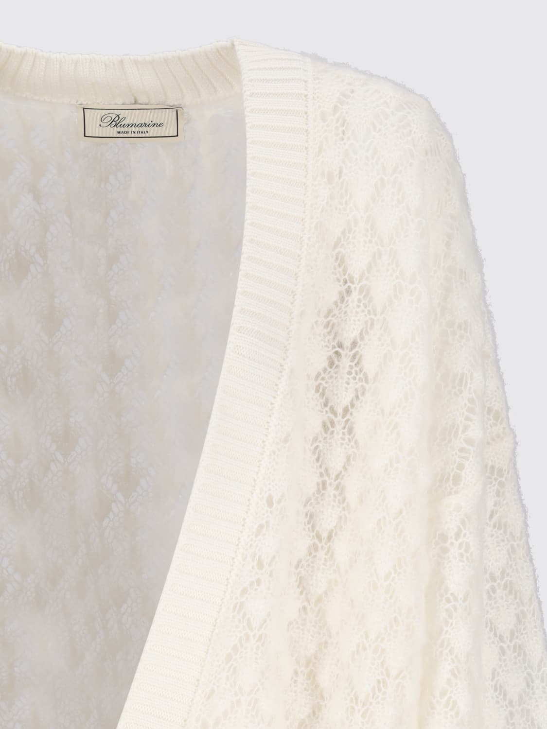 BLUMARINE SWEATER: Cardigan woman Blumarine, White - Img 3