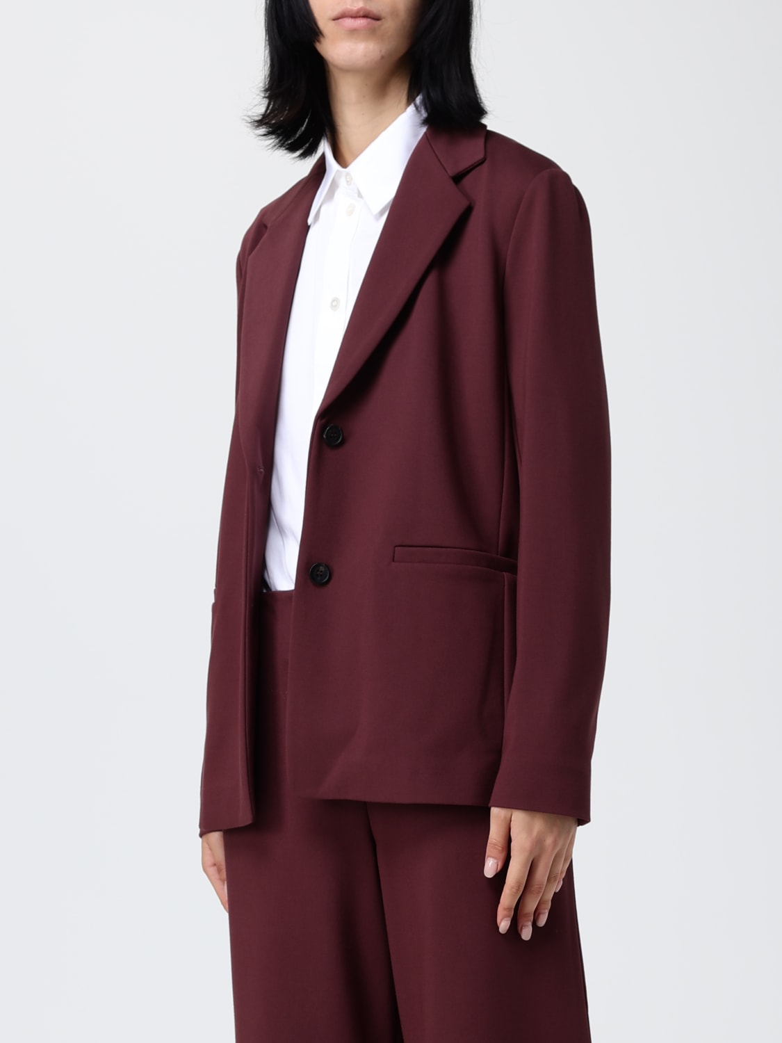 MM MAX MARA VESTE: Veste femme Mm Max Mara, Bordeaux - Img 4