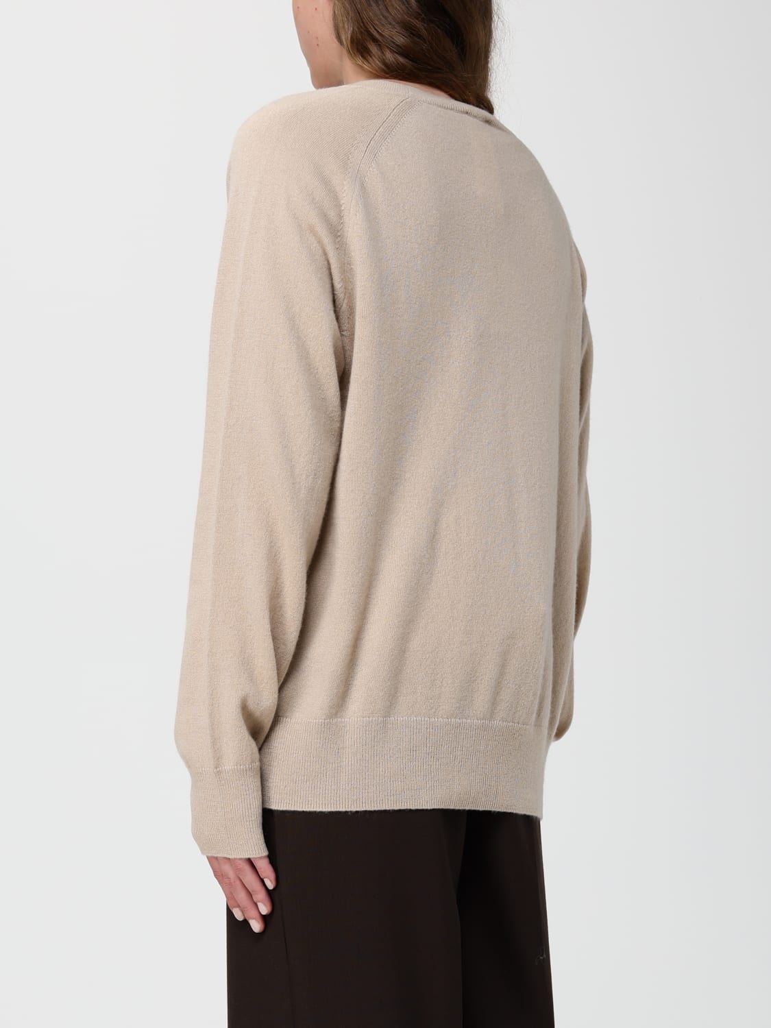 MM MAX MARA JACKE: Strickjacke damen Mm Max Mara, Beige - Img 3