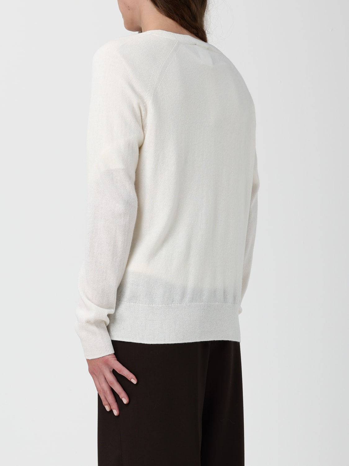 MM MAX MARA JACKE: Strickjacke damen Mm Max Mara, Ivory - Img 3