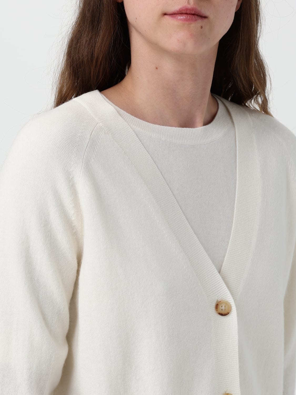 MM MAX MARA JACKE: Strickjacke damen Mm Max Mara, Ivory - Img 5