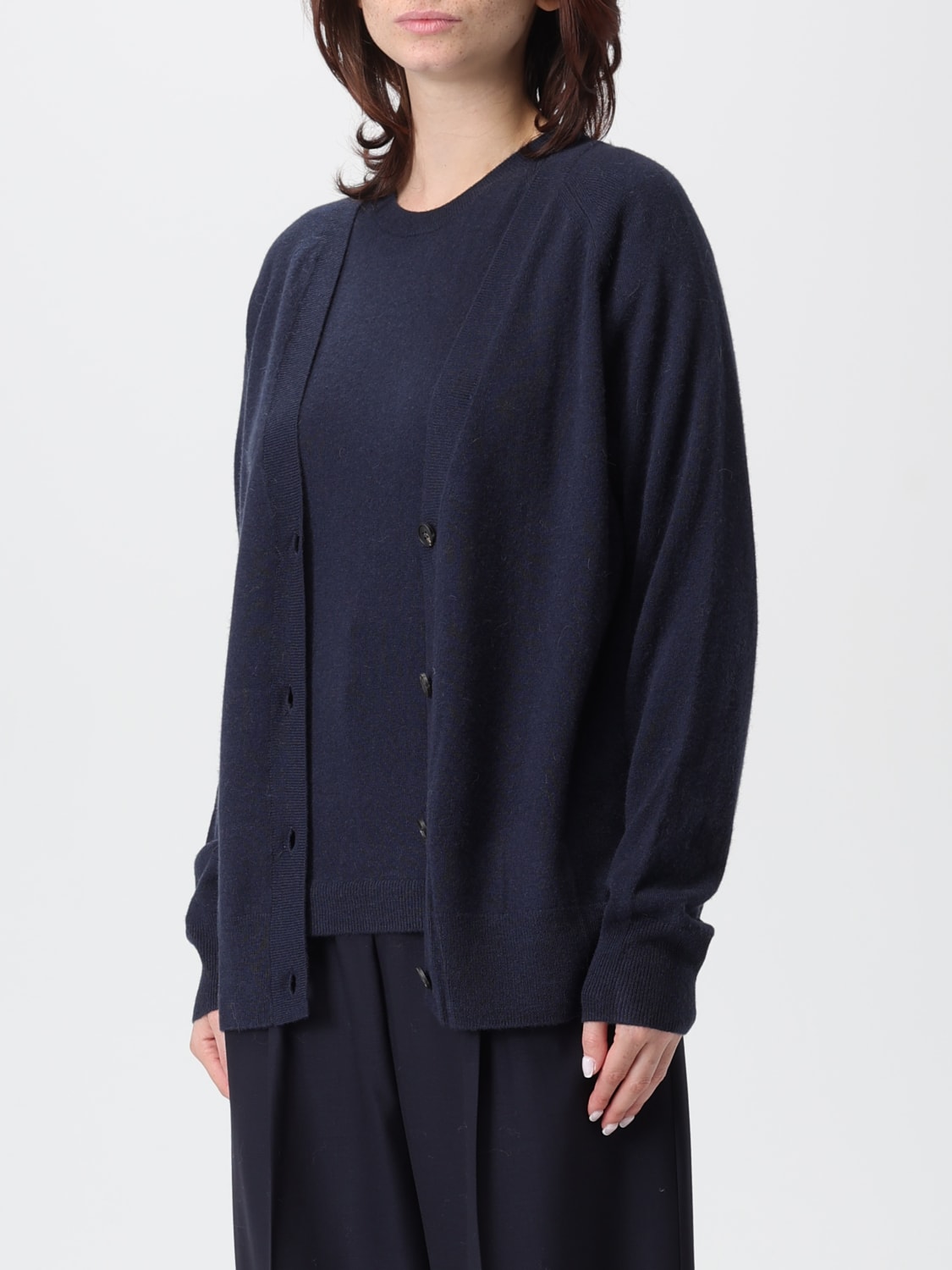 MM MAX MARA CHAQUETA: Cárdigan mujer Mm Max Mara, Azul Marino - Img 4