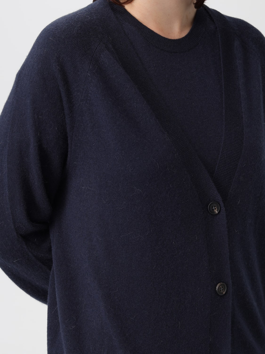 MM MAX MARA CHAQUETA: Cárdigan mujer Mm Max Mara, Azul Marino - Img 5