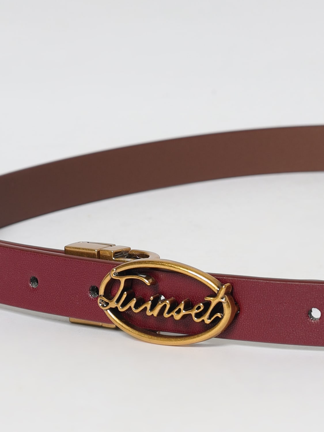 TWINSET 벨트: 벨트 여성 Twinset, 와인 - Img 3