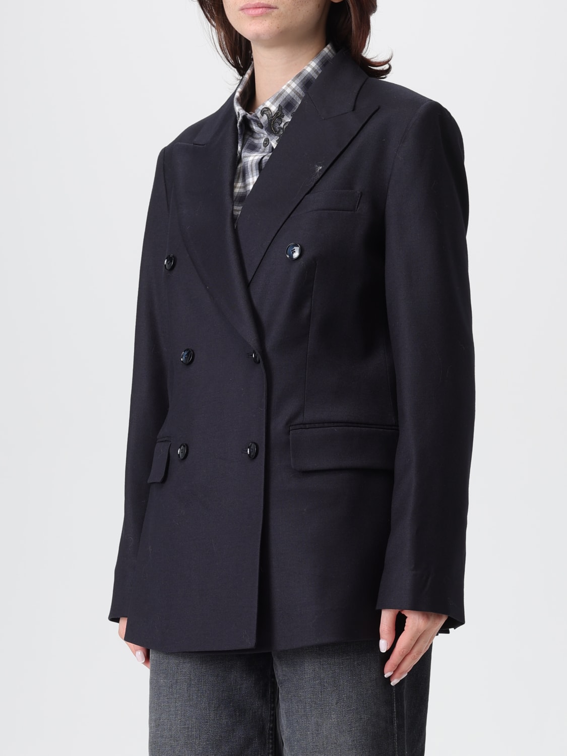 BARENA JACKET: Jacket woman Barena, Navy - Img 4