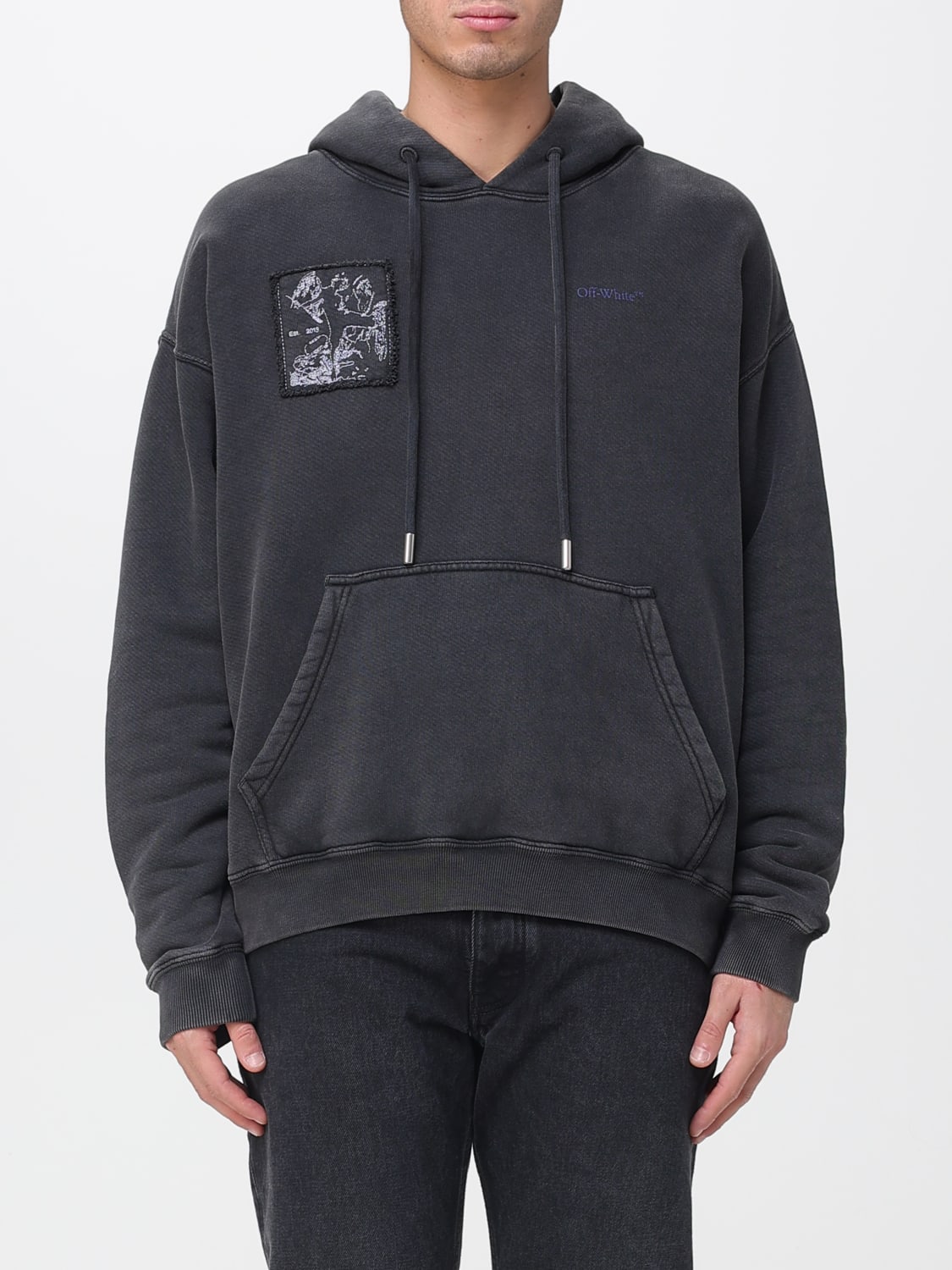 OFF-WHITE SWEATSHIRT: Sweatshirt men Off-white, Black - Img 1
