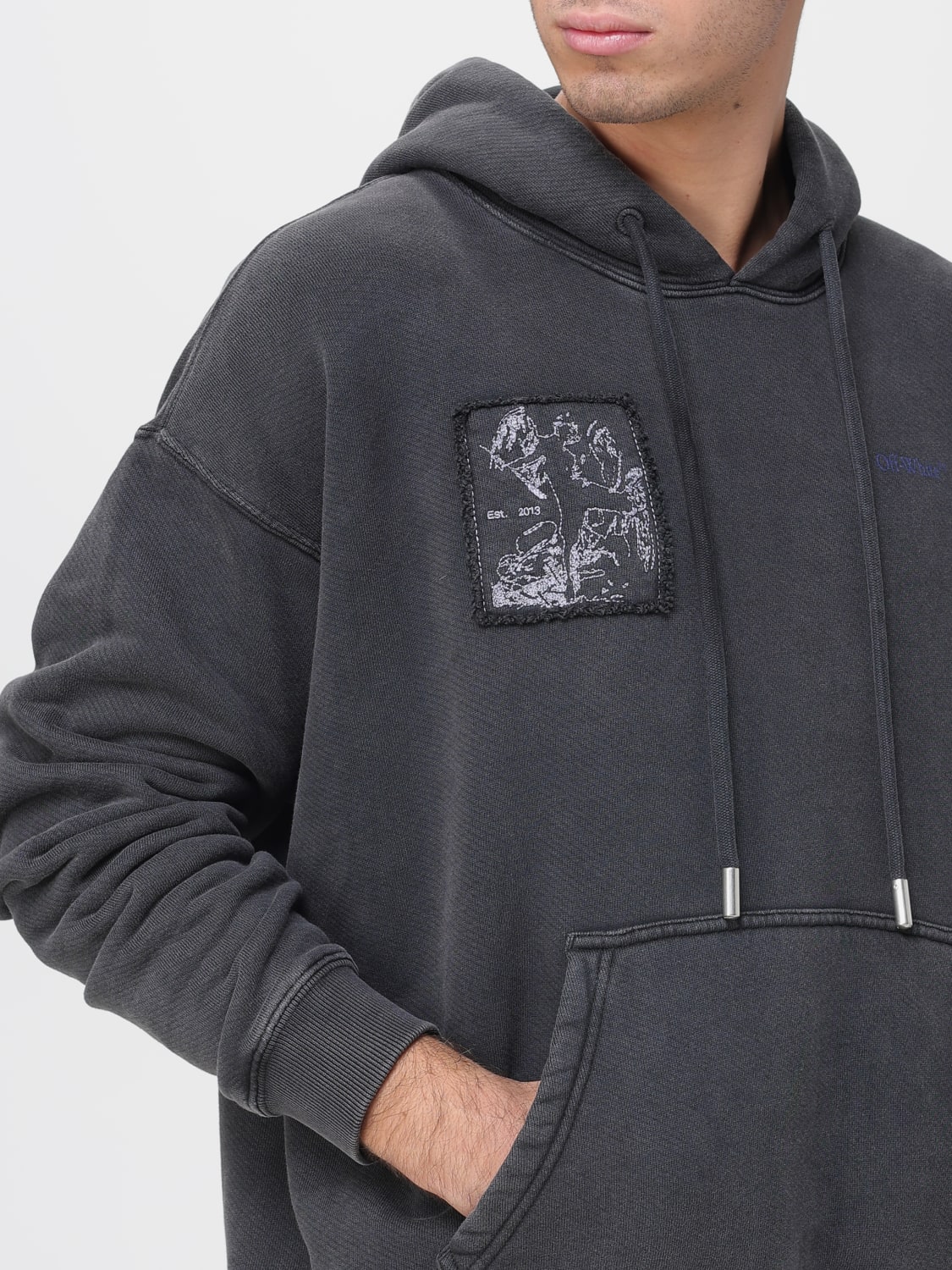 OFF-WHITE SWEATSHIRT: Sweatshirt men Off-white, Black - Img 3