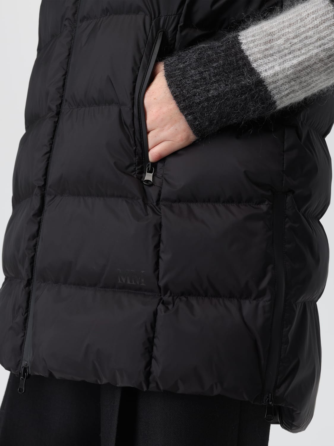MM MAX MARA GILET: Manteau femme Mm Max Mara, Noir - Img 5