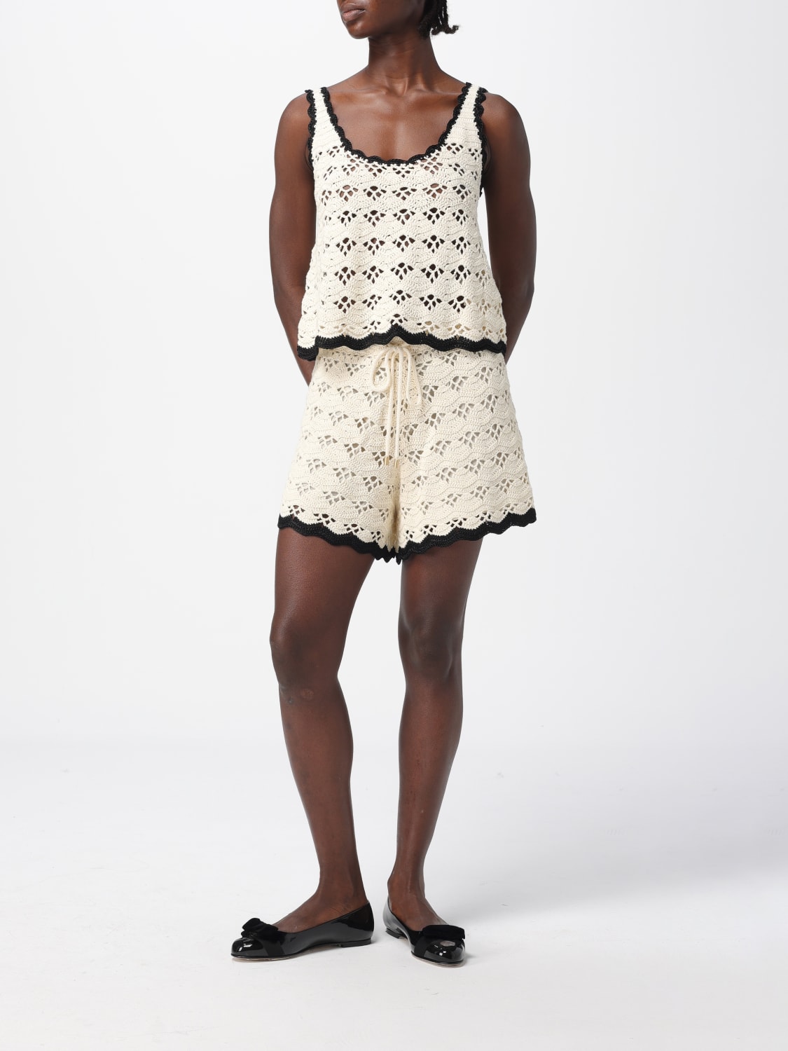 ZIMMERMANN TOP: Top mujer Zimmermann, Beige - Img 2