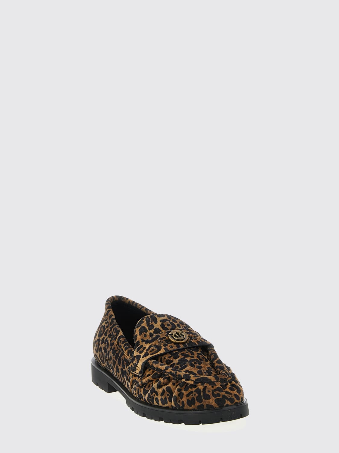 PINKO LOAFER: Loafers woman Pinko, Brown - Img 2
