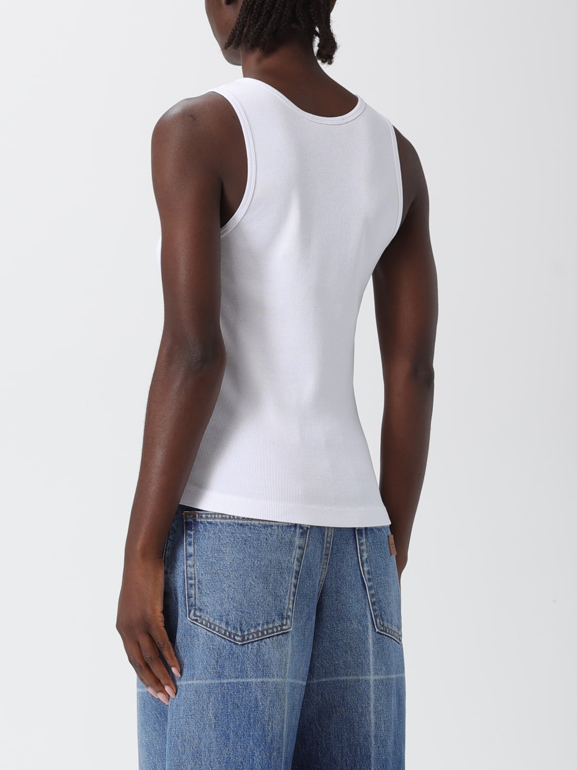 MAISON KITSUNÉ CAMISETA: Top mujer Maison KitsunÉ, Blanco - Img 2