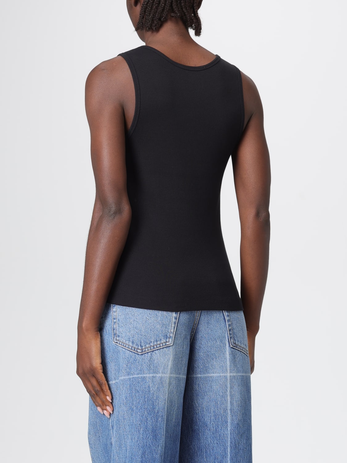 MAISON KITSUNÉ T-SHIRT: Top damen Maison KitsunÉ, Schwarz - Img 2