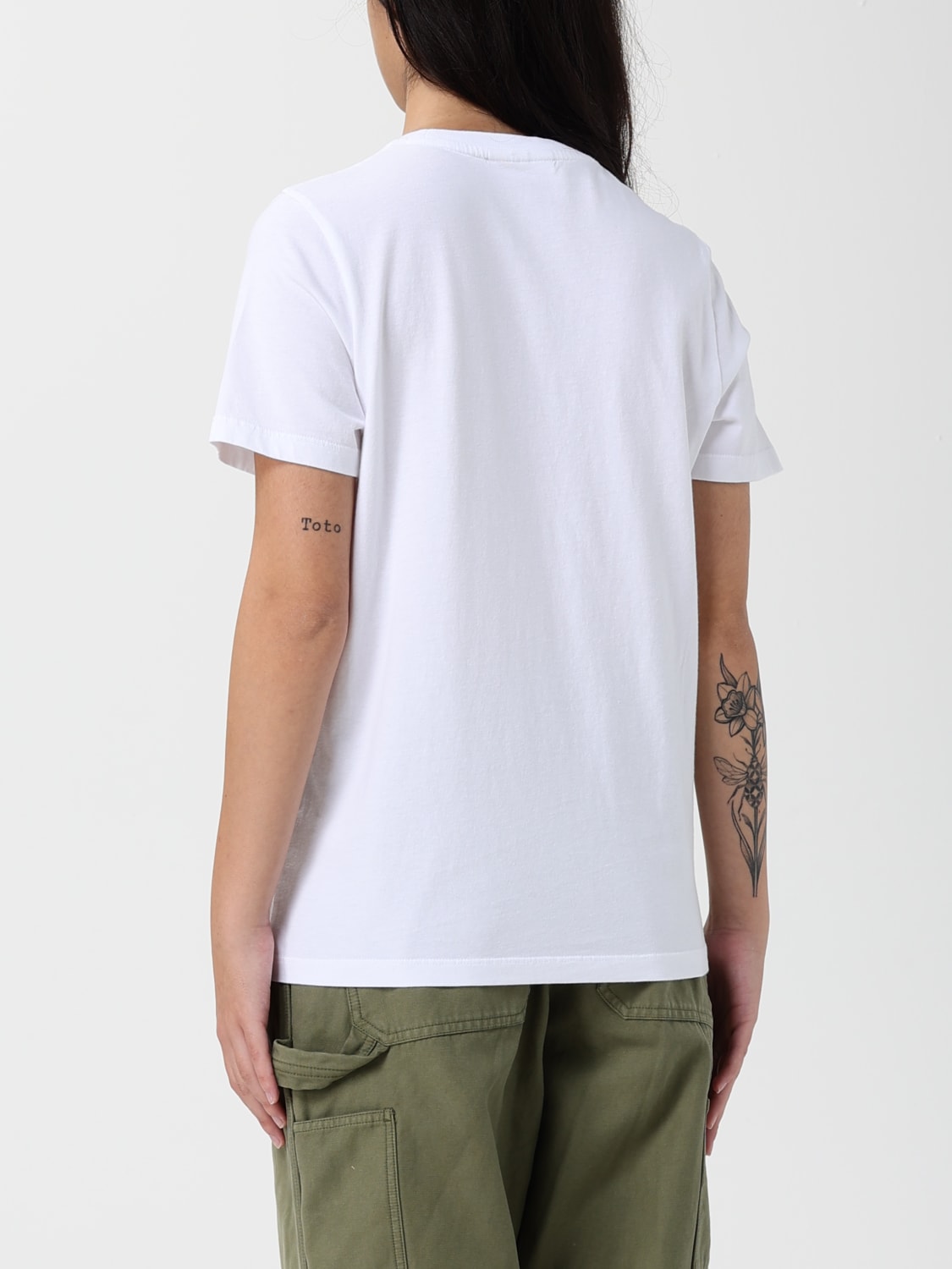MAISON KITSUNÉ CAMISETA: Camiseta mujer Maison KitsunÉ, Blanco - Img 2