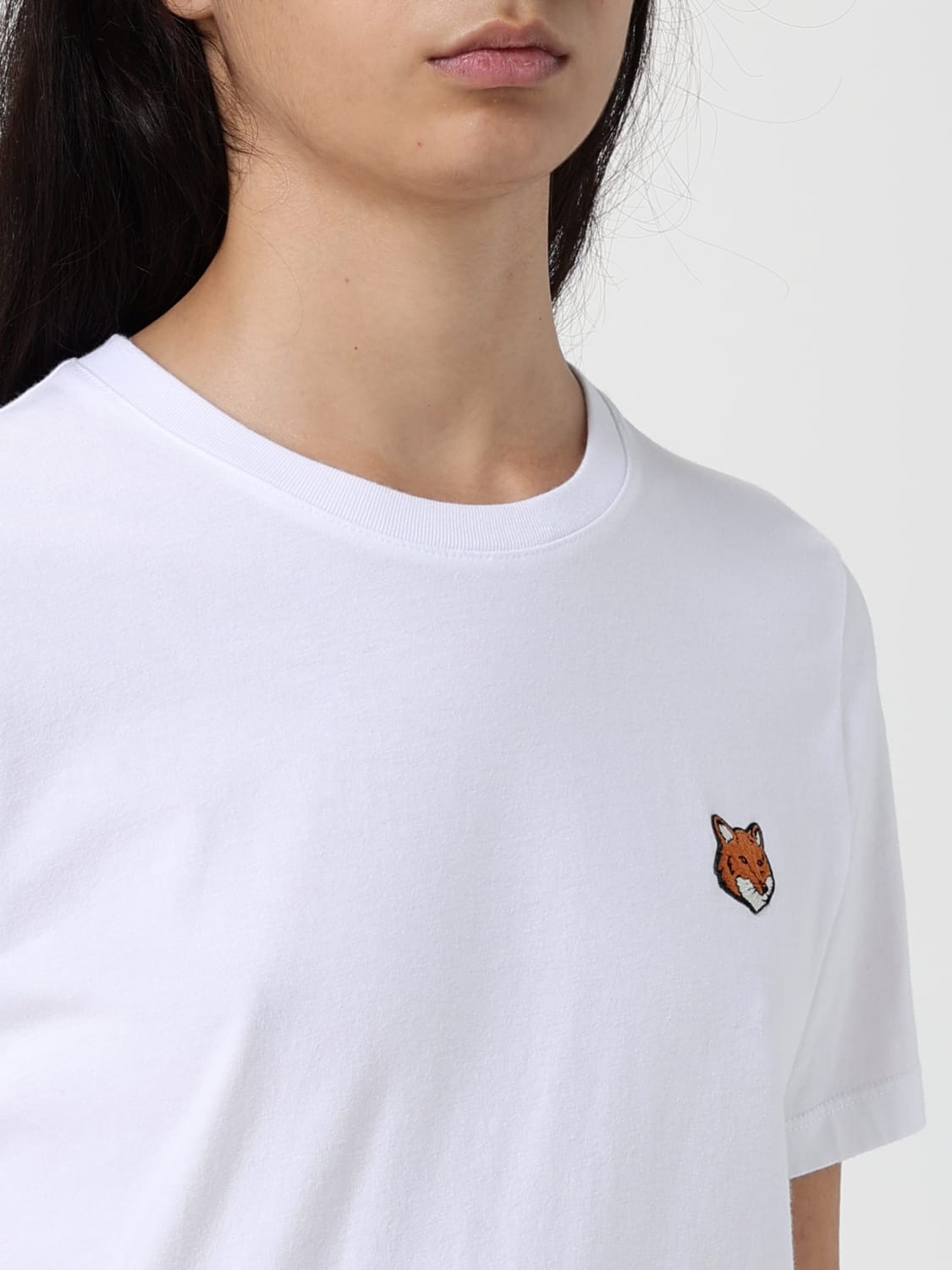 MAISON KITSUNÉ CAMISETA: Camiseta mujer Maison KitsunÉ, Blanco - Img 3