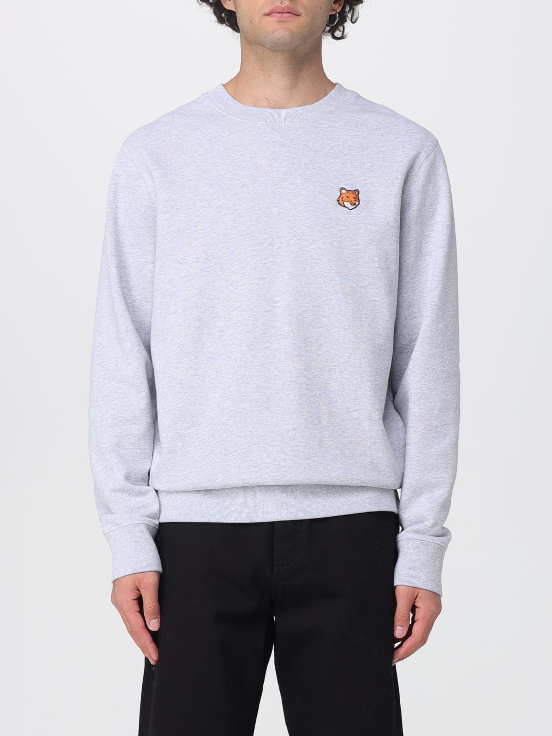 MAISON KITSUNÉ SWEATSHIRT: Sweater men Maison KitsunÉ, Grey - Img 1