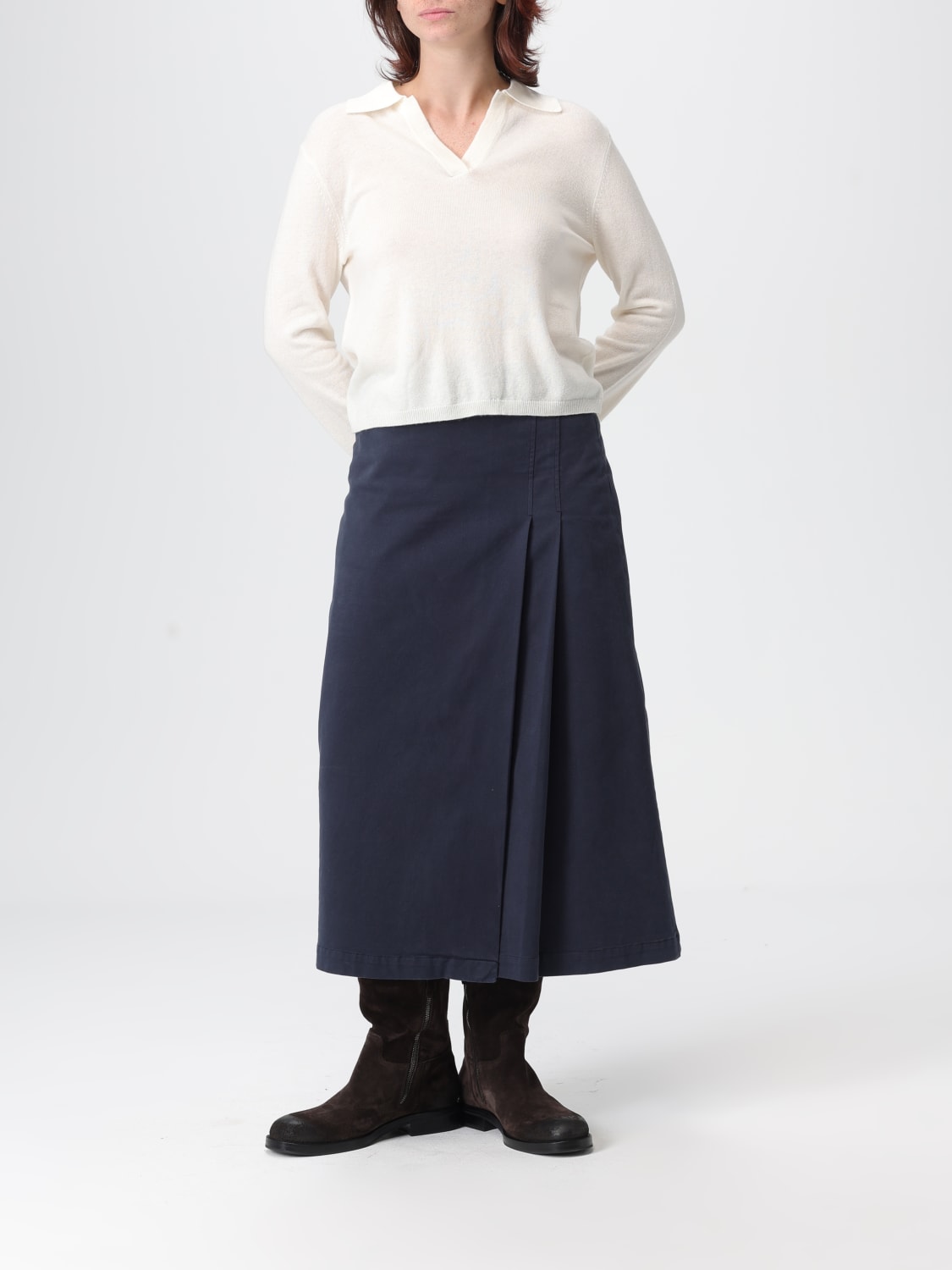 MM MAX MARA POLO SHIRT: Sweater woman Mm Max Mara, Ivory - Img 2