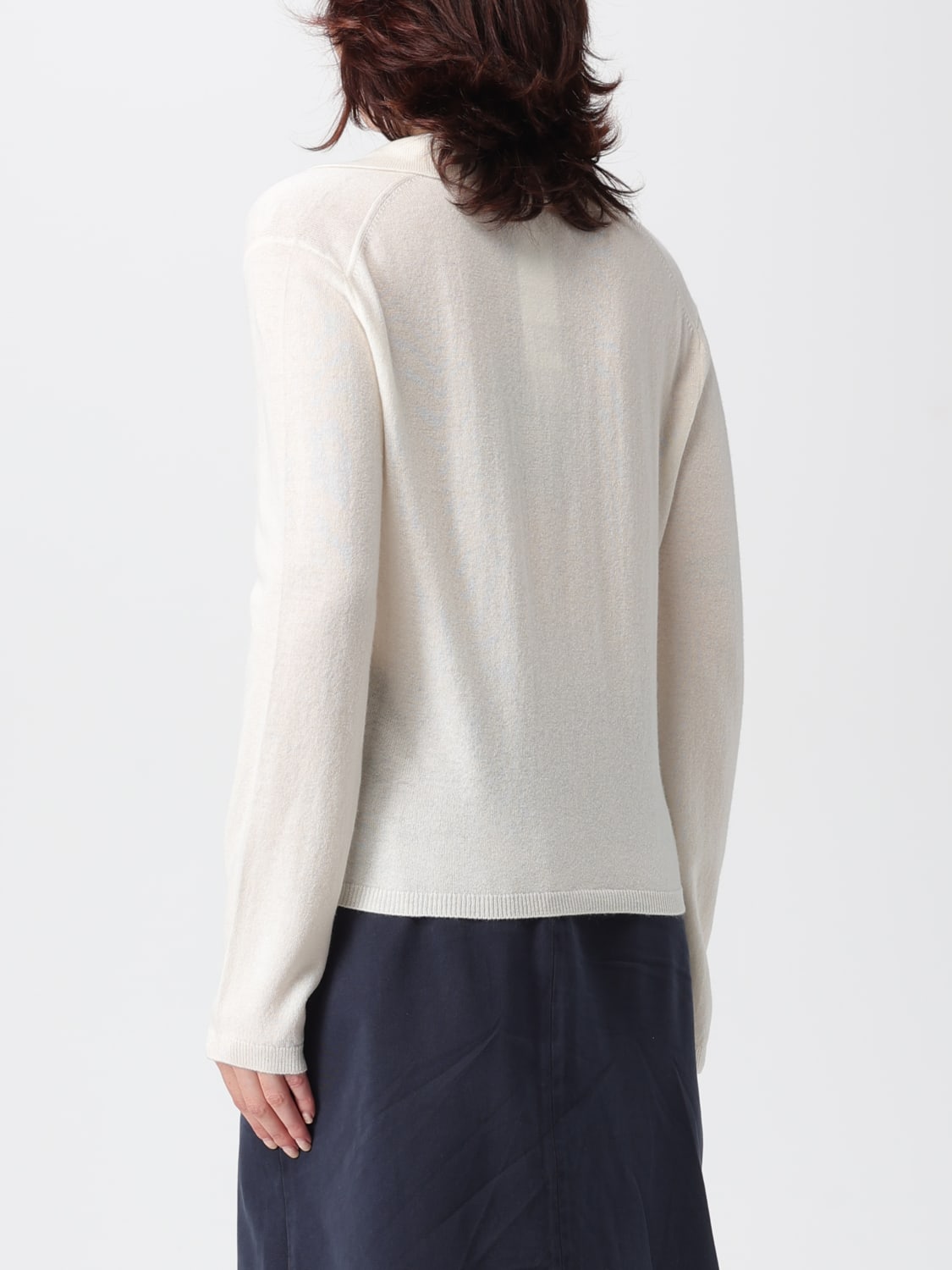 MM MAX MARA POLO SHIRT: Sweater woman Mm Max Mara, Ivory - Img 3