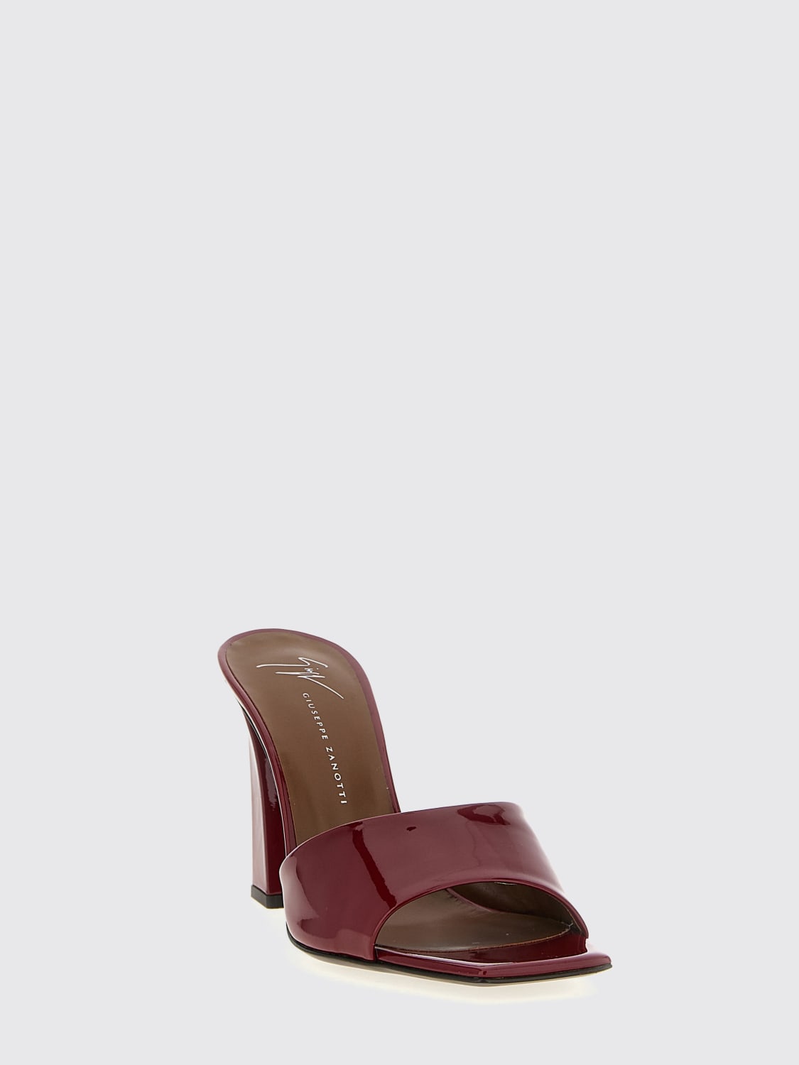 GIUSEPPE ZANOTTI HEELED SANDAL: Flat sandals woman Giuseppe Zanotti, Burgundy - Img 2