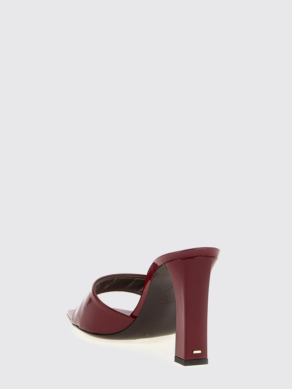 GIUSEPPE ZANOTTI HEELED SANDAL: Flat sandals woman Giuseppe Zanotti, Burgundy - Img 3