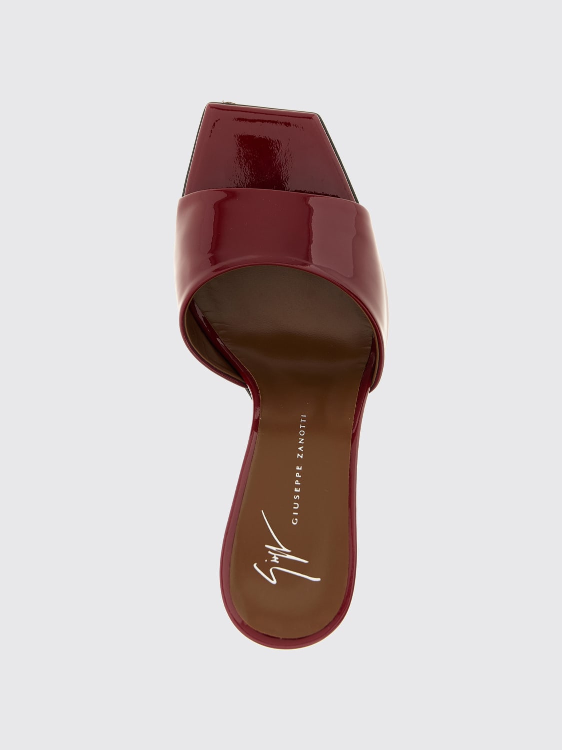 GIUSEPPE ZANOTTI HEELED SANDAL: Flat sandals woman Giuseppe Zanotti, Burgundy - Img 4