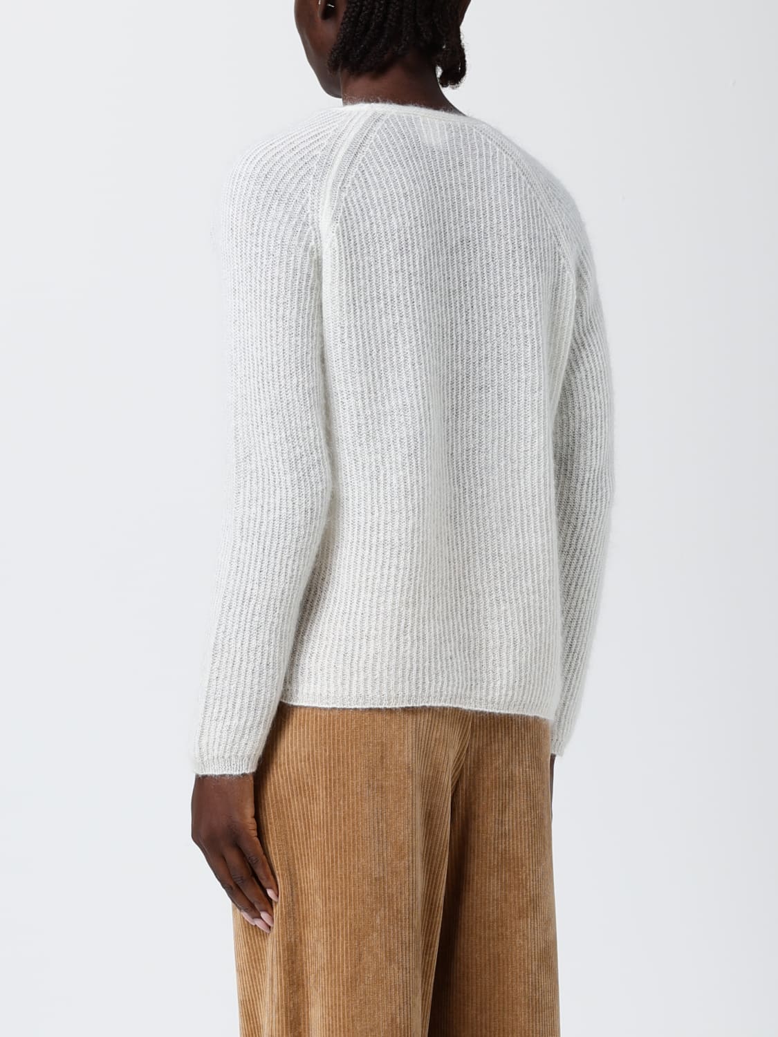 MM MAX MARA PULL: Pull femme Mm Max Mara, Blanc - Img 3