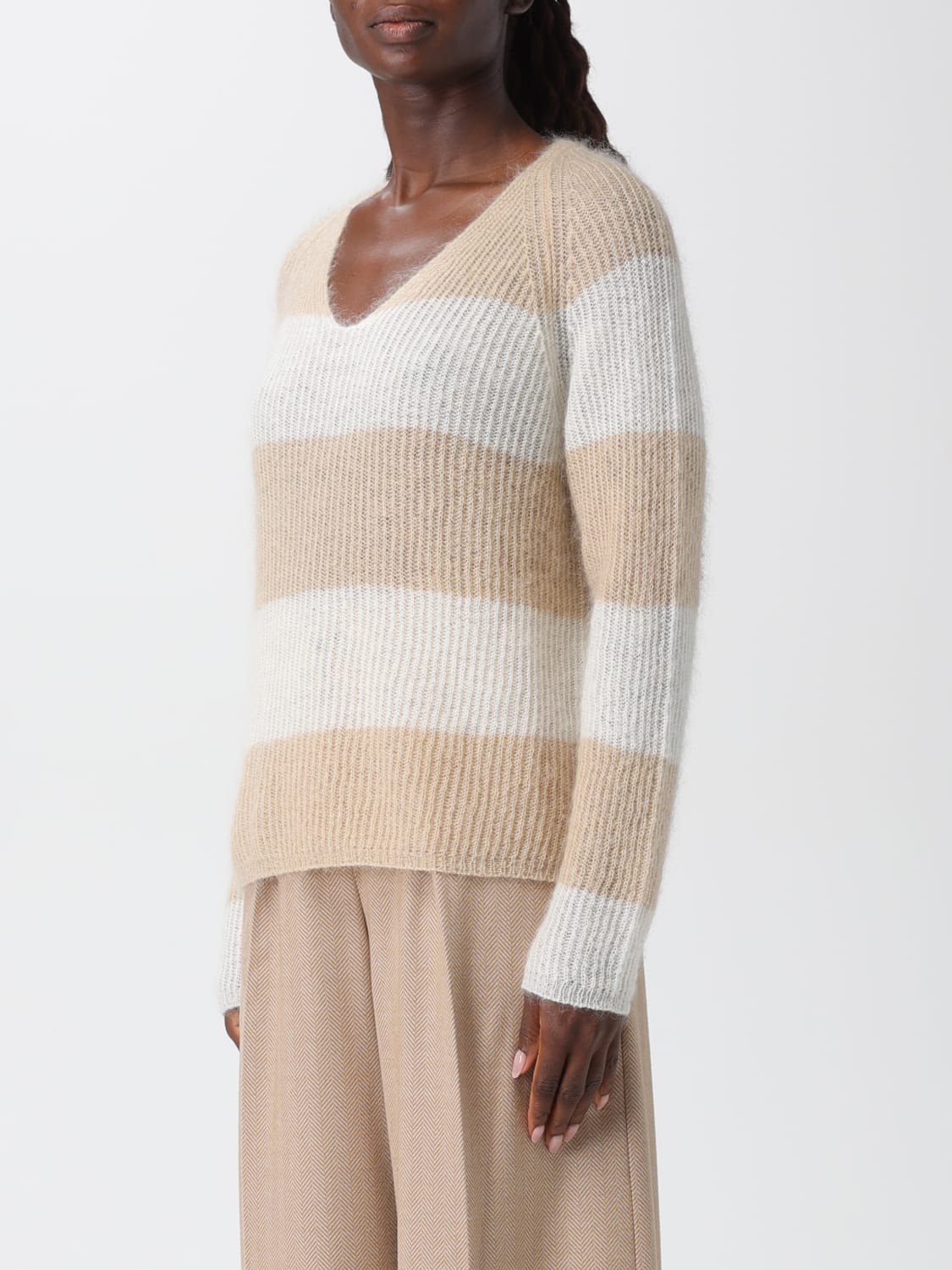 MM MAX MARA JERSEY: Jersey mujer Mm Max Mara, Amarillo - Img 4