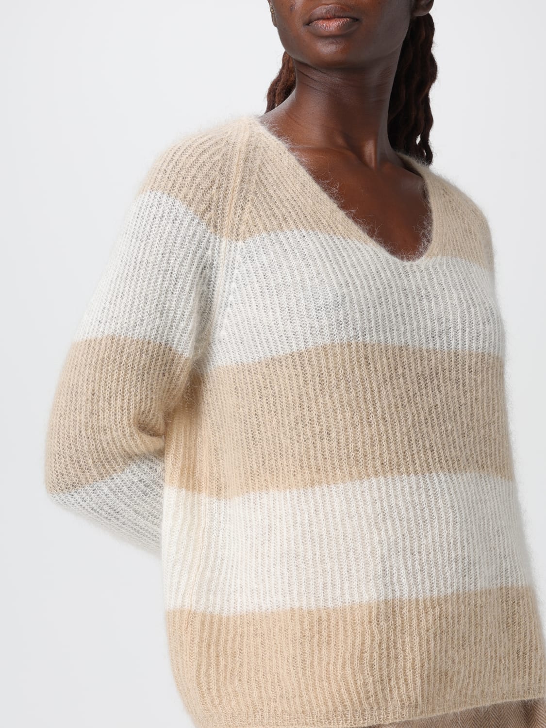 MM MAX MARA JERSEY: Jersey mujer Mm Max Mara, Amarillo - Img 5