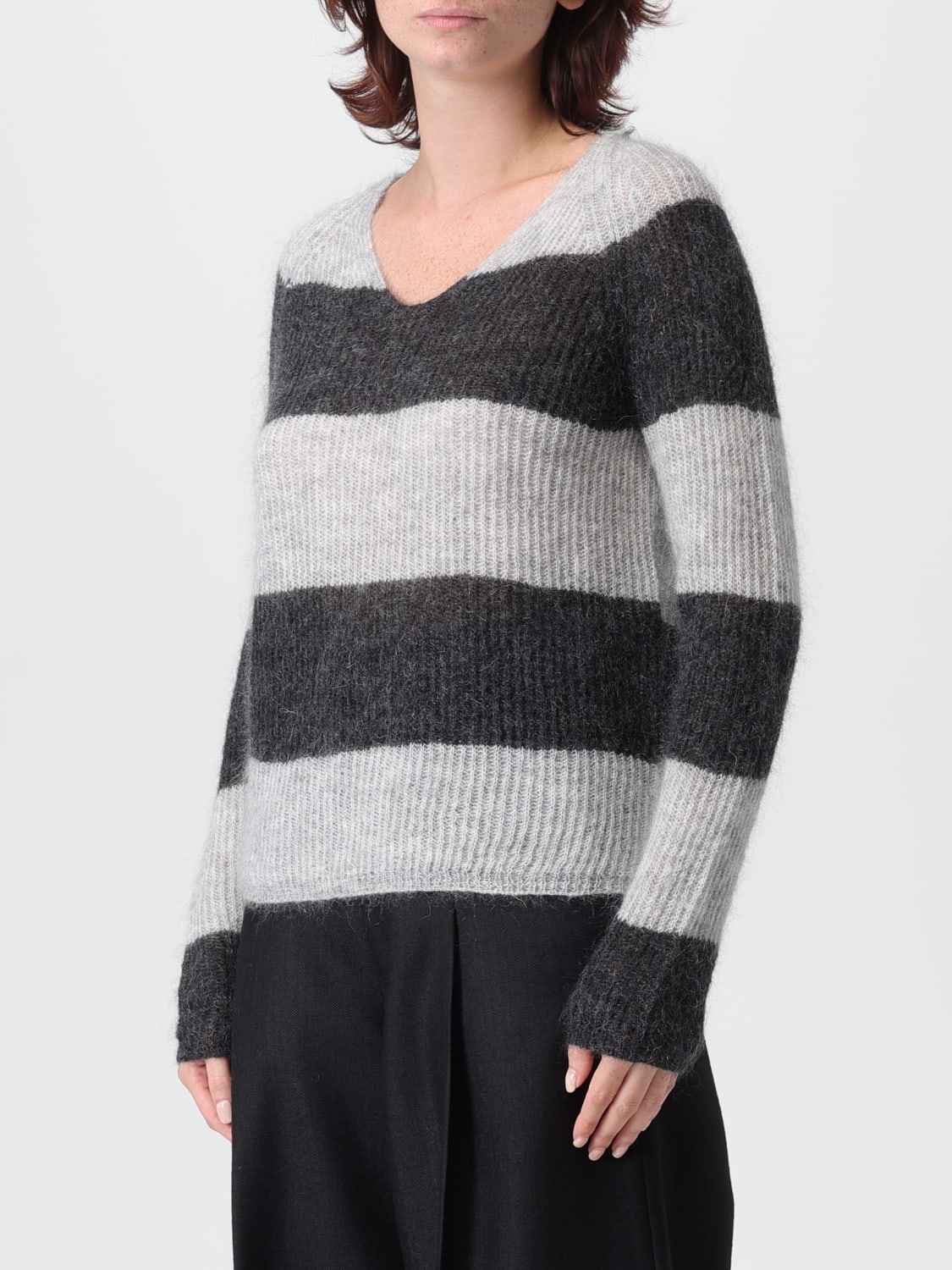 MM MAX MARA SWEATER: Sweater woman Mm Max Mara, Grey - Img 4