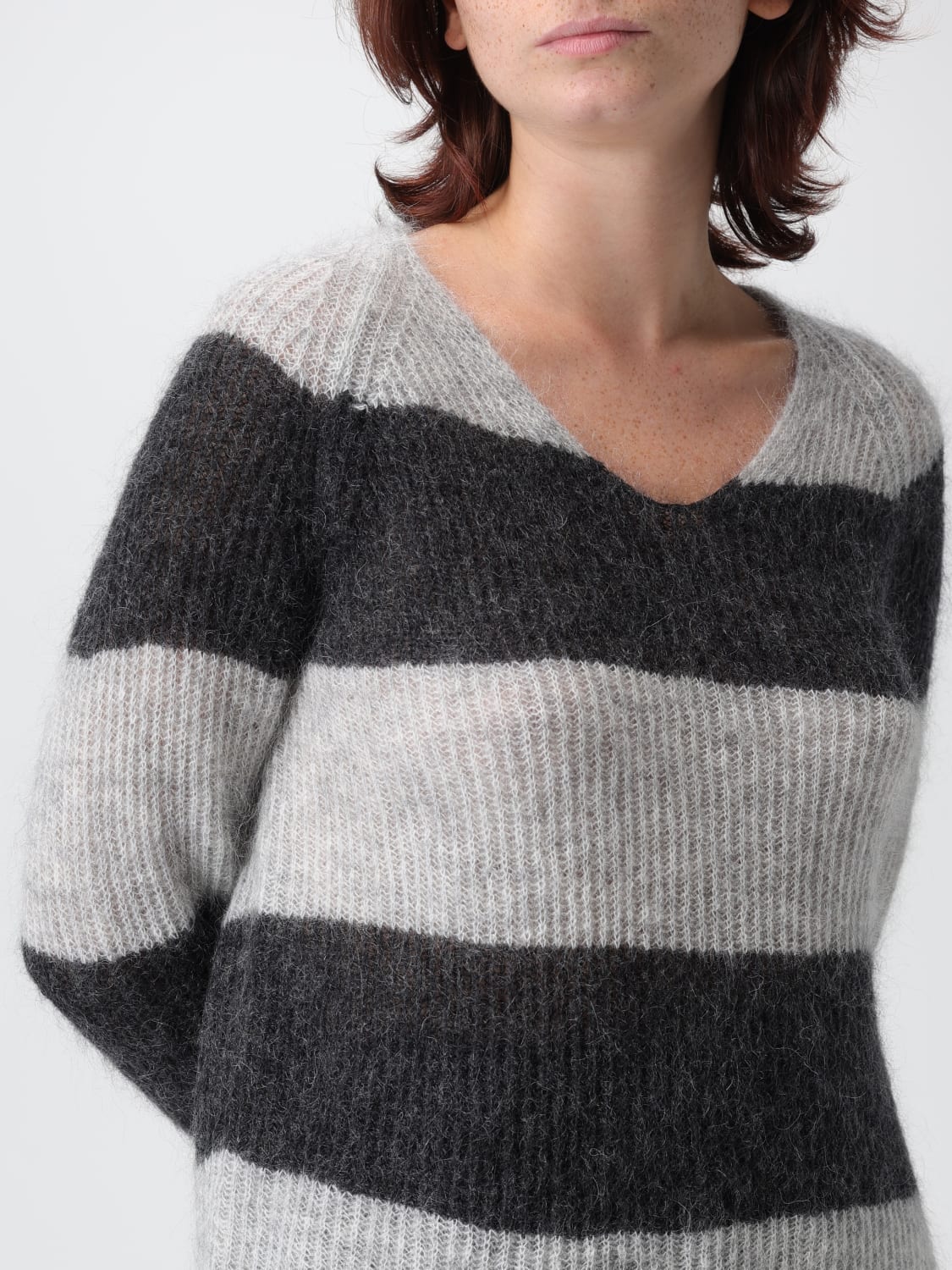 MM MAX MARA SWEATER: Sweater woman Mm Max Mara, Grey - Img 5