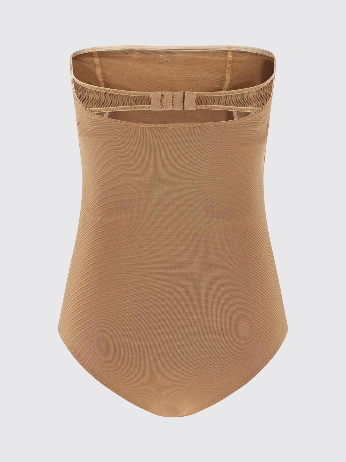 COURRÈGES TOP: Top woman CourrÈges, Beige - Img 2