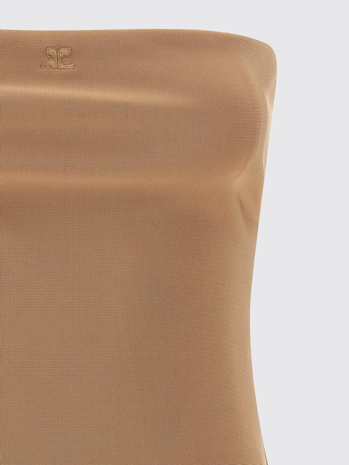 COURRÈGES TOP: Top woman CourrÈges, Beige - Img 3