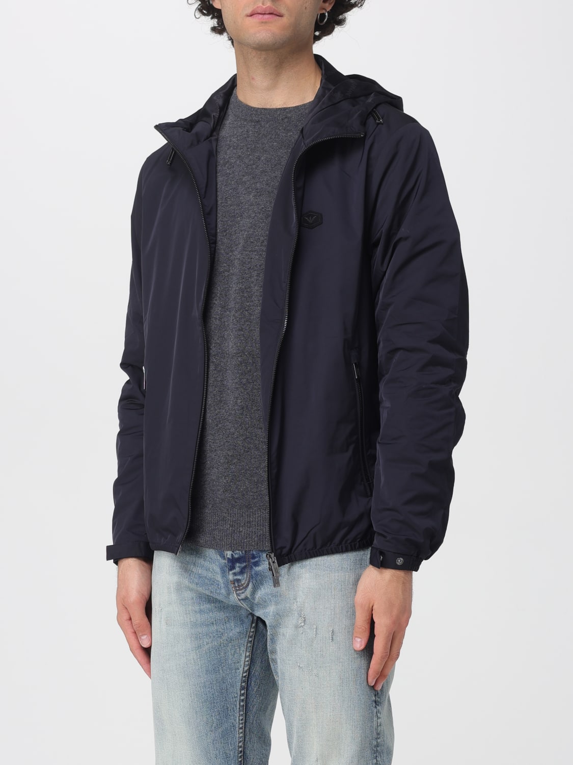 EMPORIO ARMANI JACKET: Jacket men Emporio Armani, Blue - Img 3