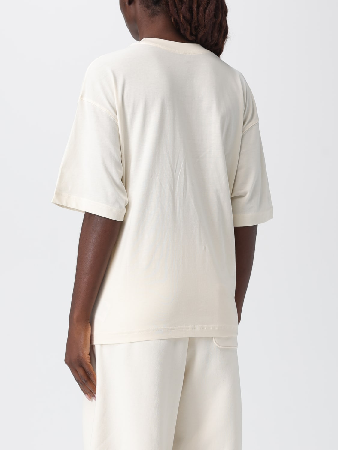 NEW BALANCE T-SHIRT: T-shirt woman New Balance, Cream - Img 3