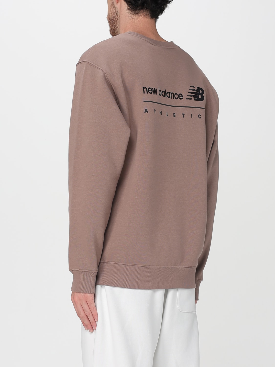 NEW BALANCE SWEATSHIRT: Sweater men New Balance, White - Img 2