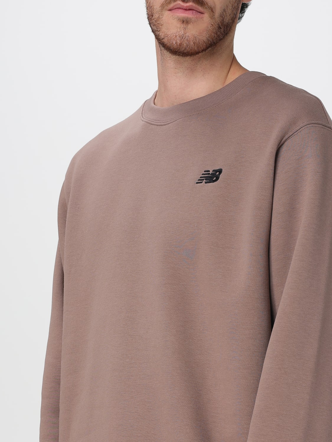 NEW BALANCE SWEATSHIRT: Sweater men New Balance, White - Img 3