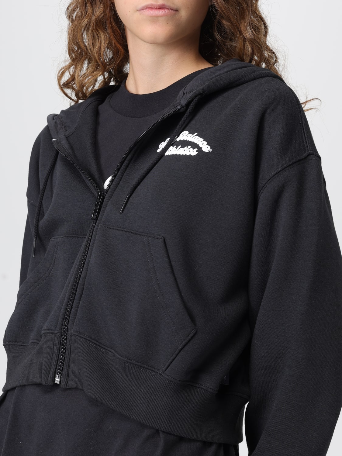 NEW BALANCE SUDADERA: Jersey mujer New Balance, Negro - Img 5