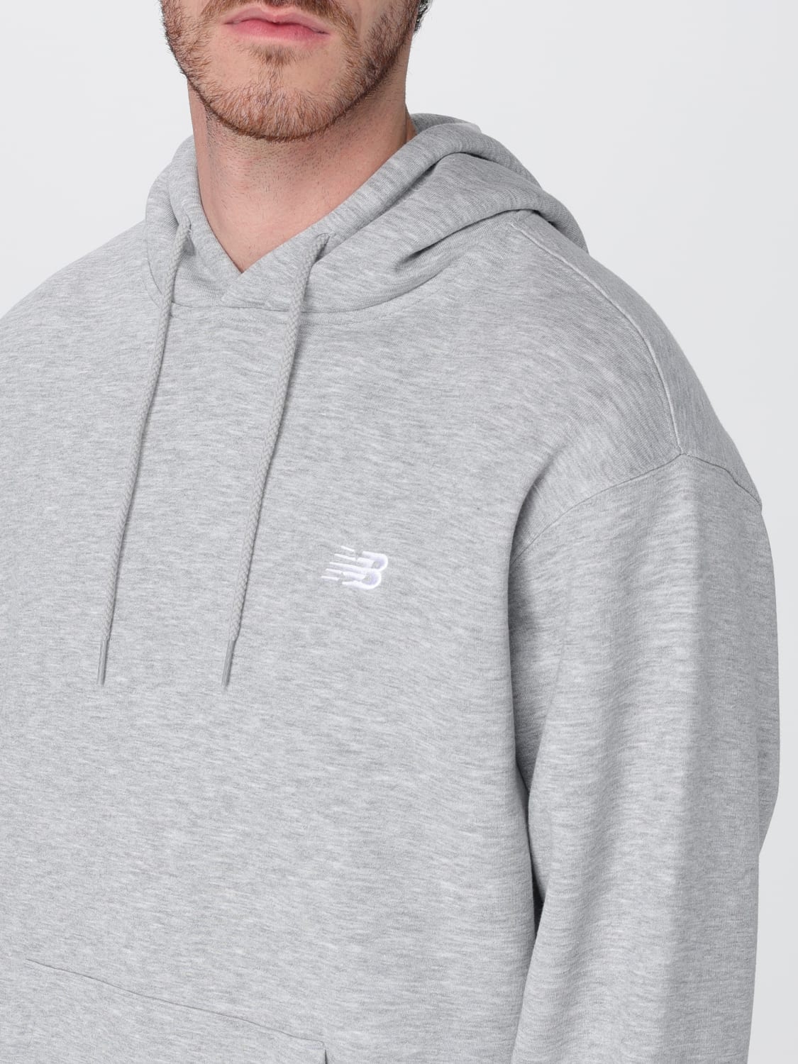 NEW BALANCE SWEATSHIRT: Sweater men New Balance, Grey - Img 3