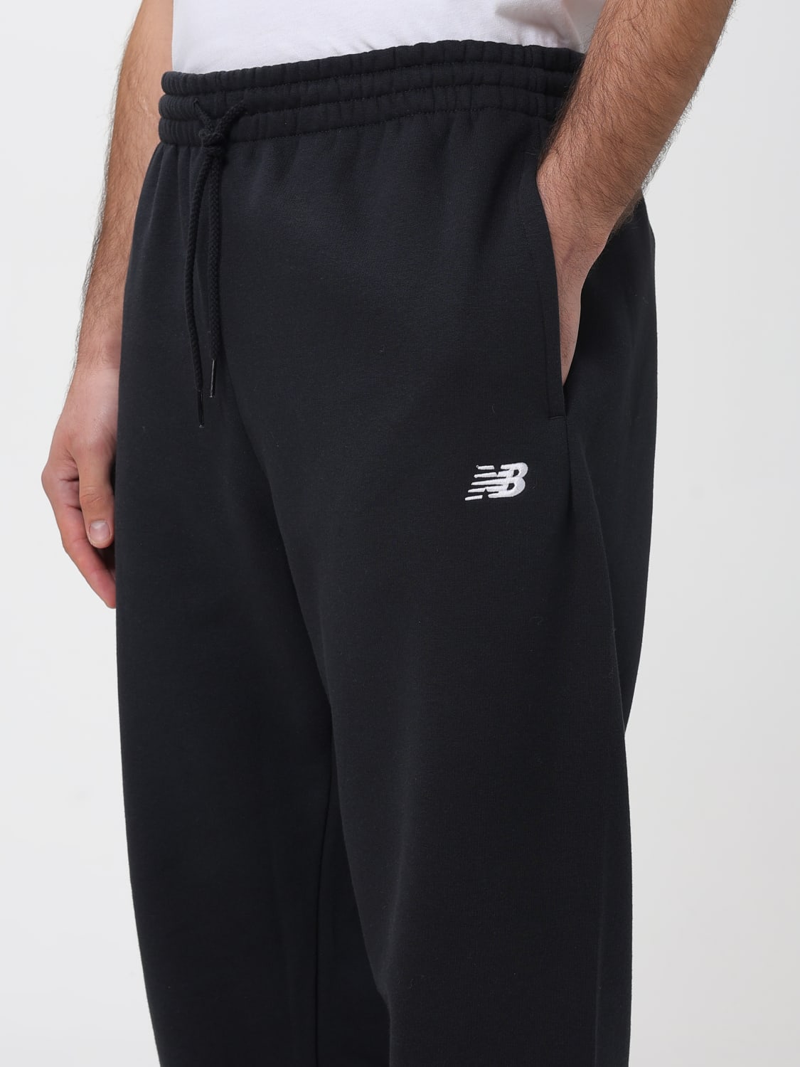 NEW BALANCE PANTS: Sweater men New Balance, Black - Img 3