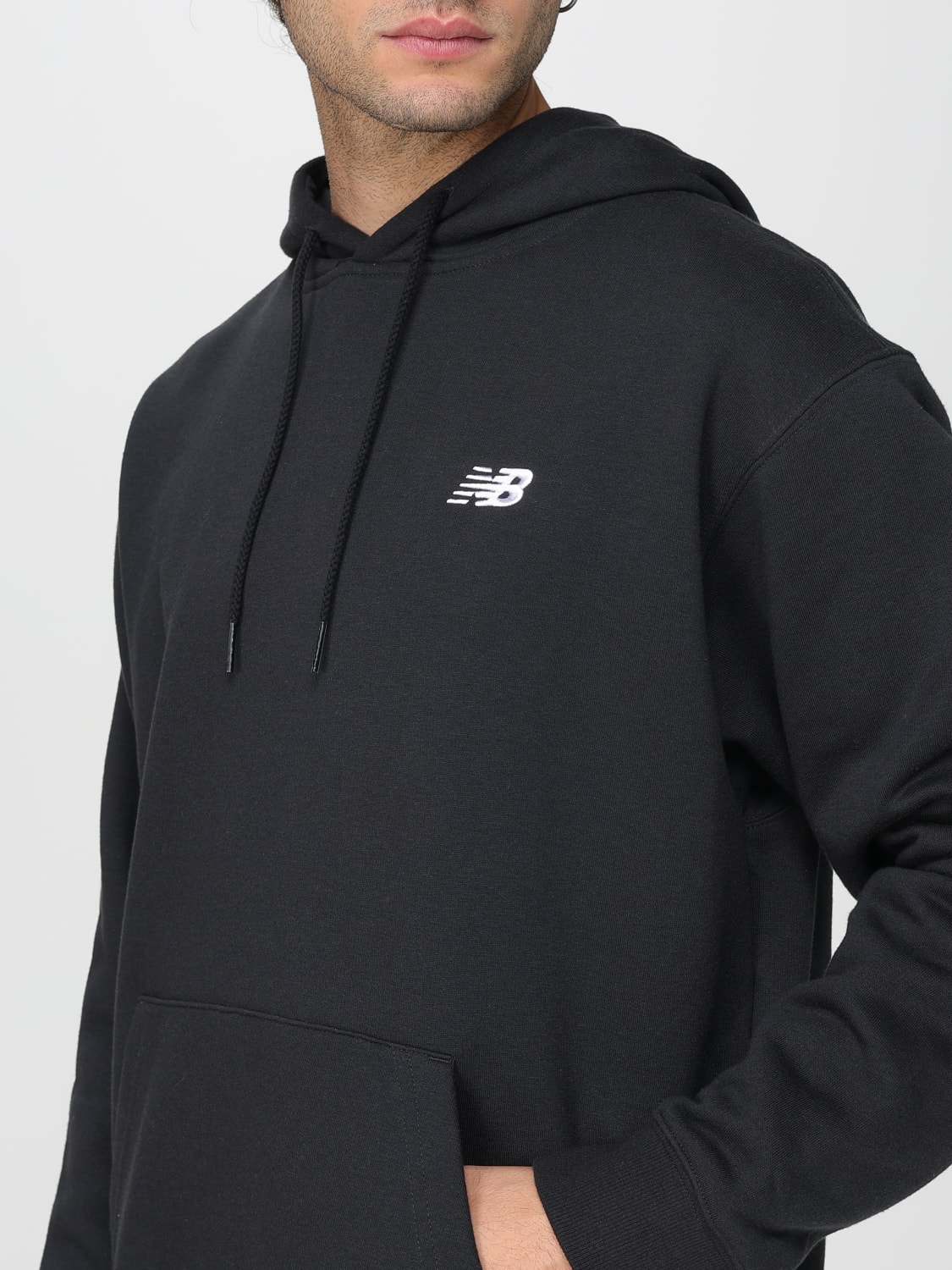 NEW BALANCE SWEATSHIRT: Sweater men New Balance, Black - Img 3