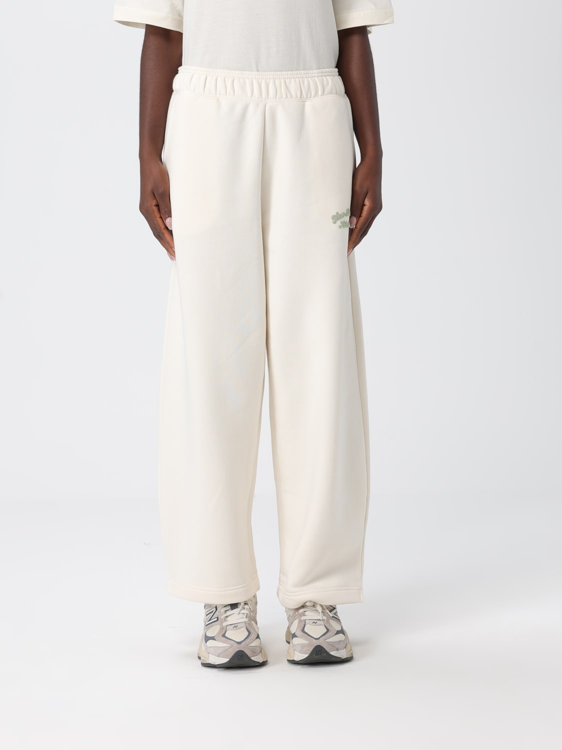 NEW BALANCE PANTS: Pants woman New Balance, Cream - Img 1