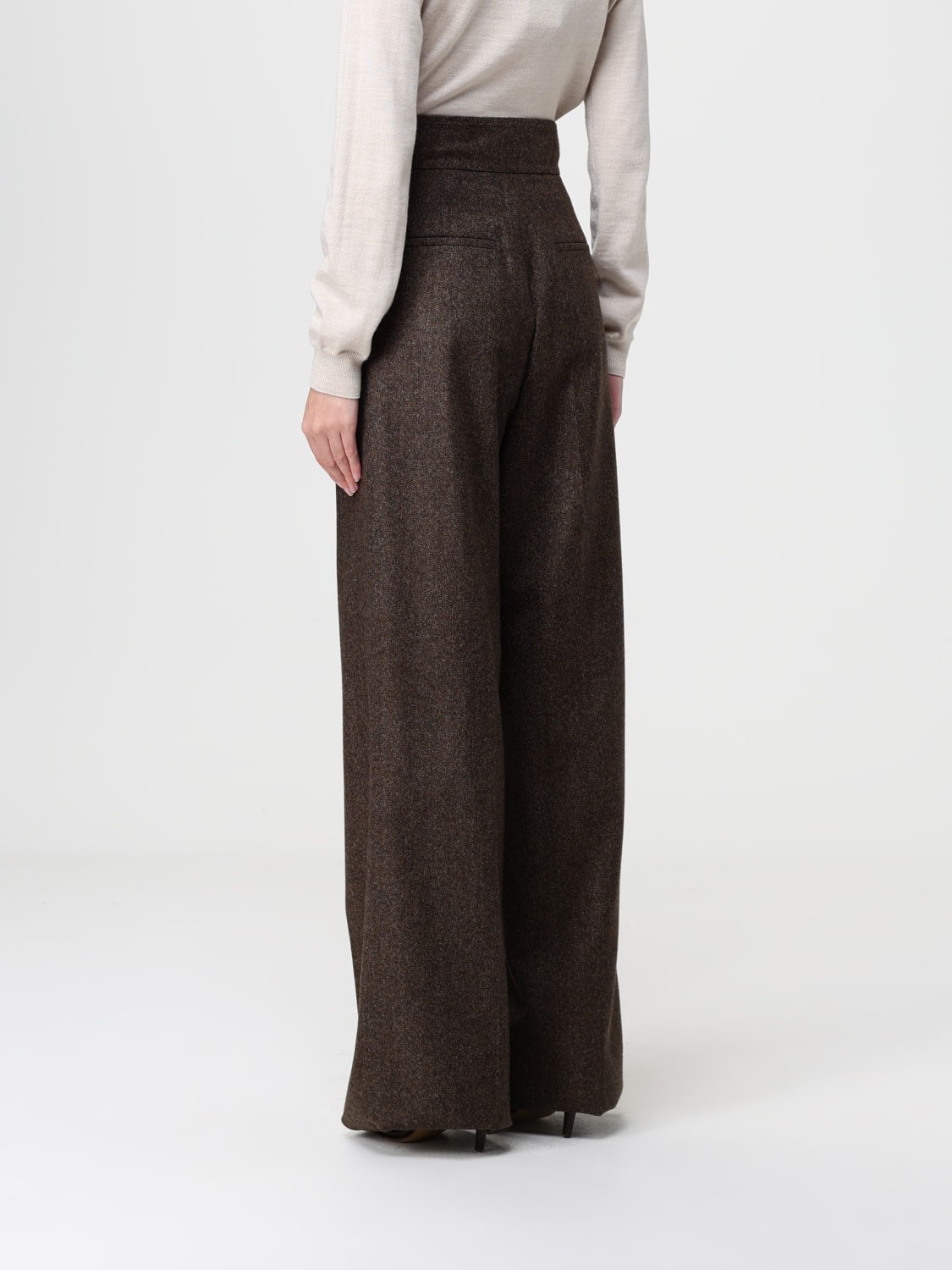 MAX MARA PANTS: Pants woman Max Mara, Brown - Img 2