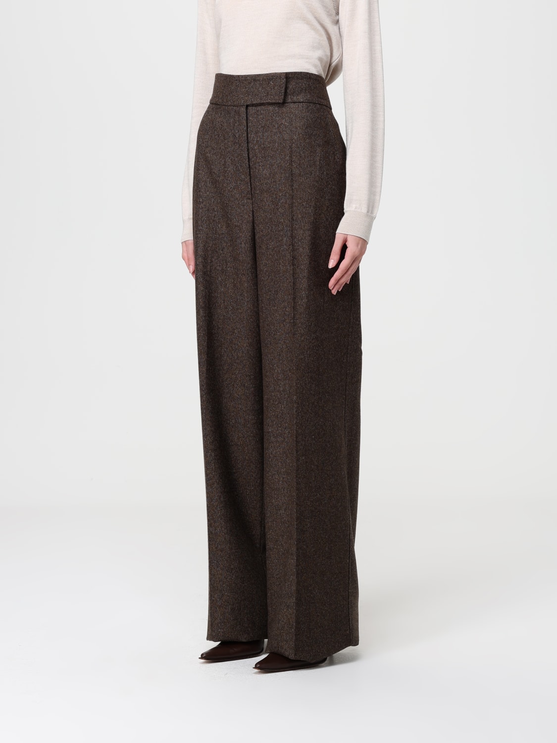 MAX MARA PANTS: Pants woman Max Mara, Brown - Img 3
