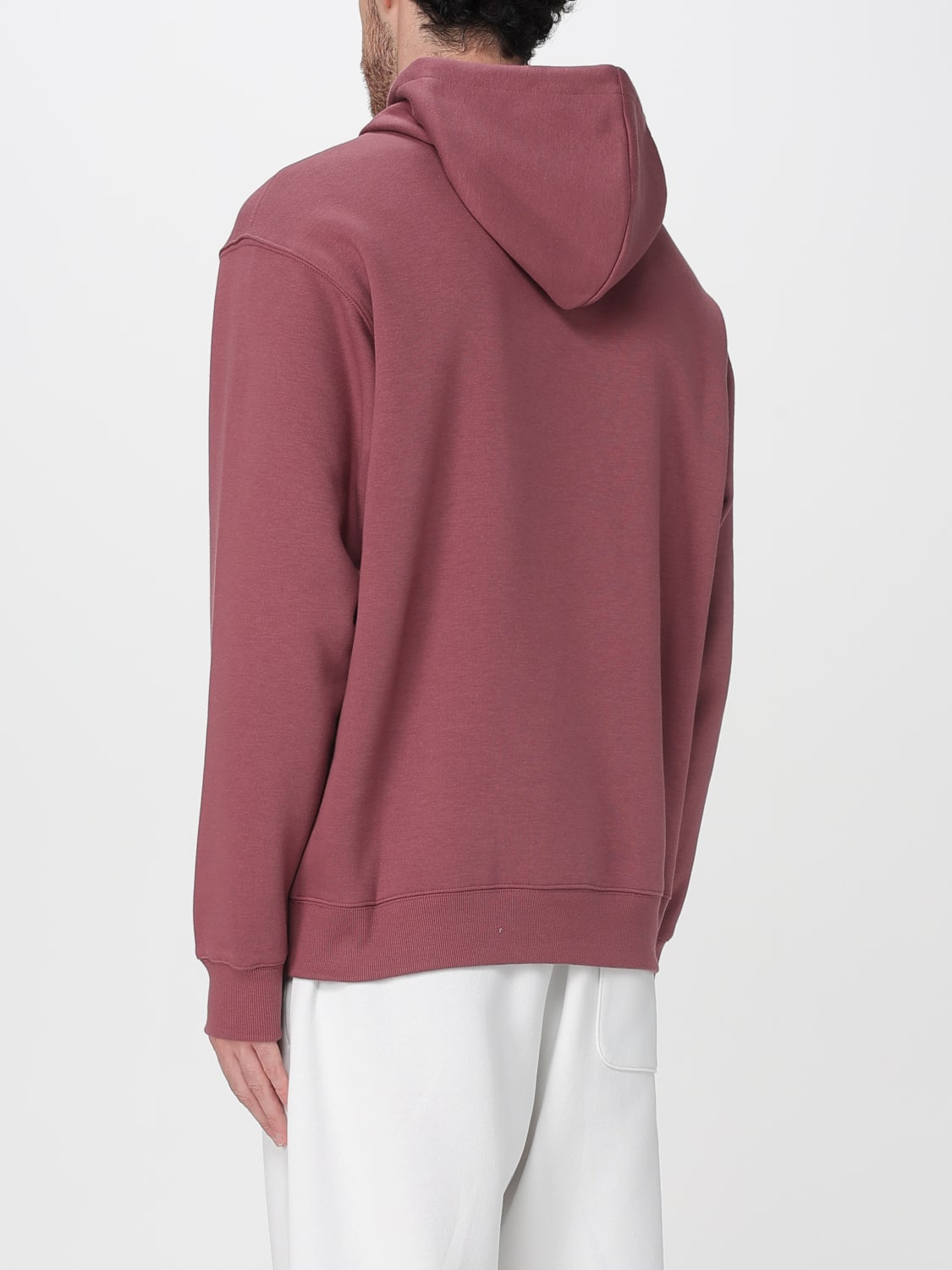 NEW BALANCE FELPA: Felpa con cappuccio e logo New Balance, Rosso - Img 2