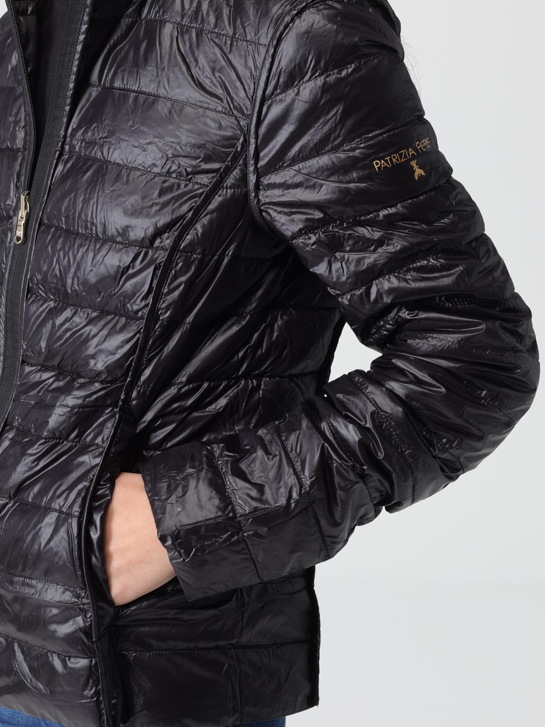 PATRIZIA PEPE GIACCA: Piumino Patrizia Pepe, Nero - Img 4