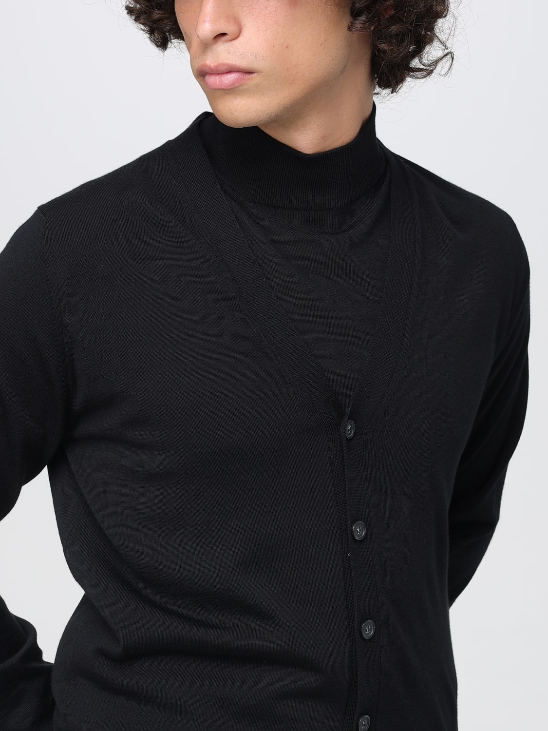 PT TORINO SWEATER: Cardigan men Pt Torino, Black - Img 4