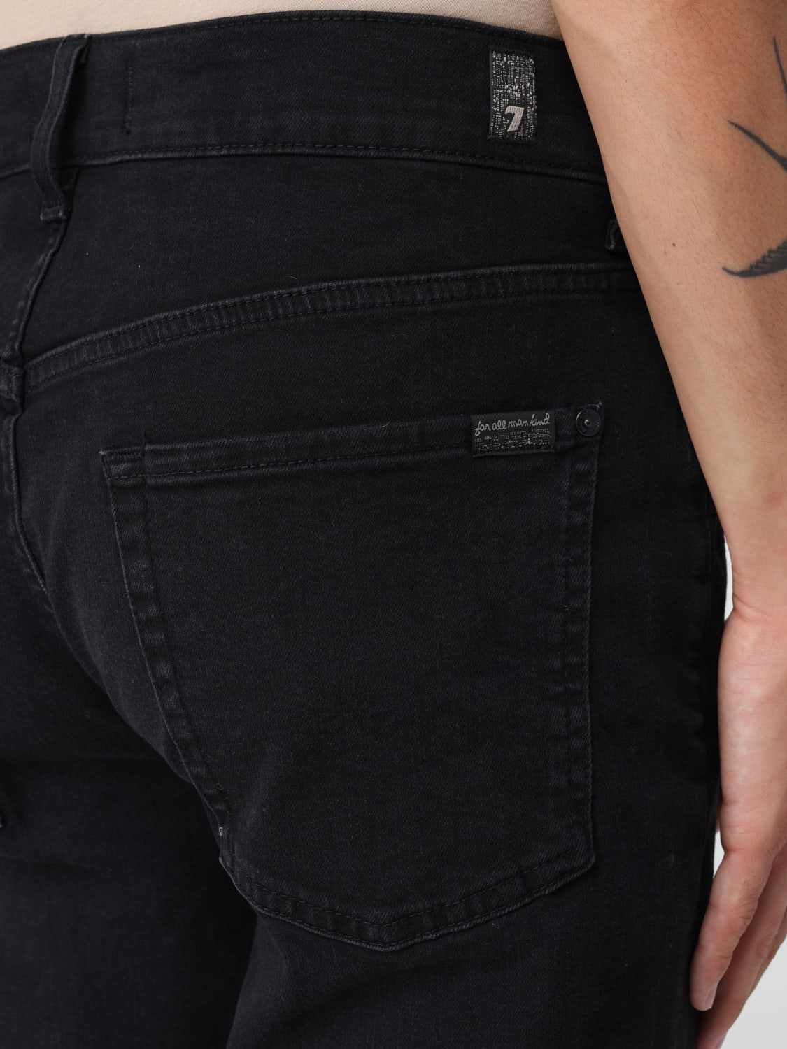 7 FOR ALL MANKIND JEANS: Jeans men 7 For All Mankind, Blue - Img 3