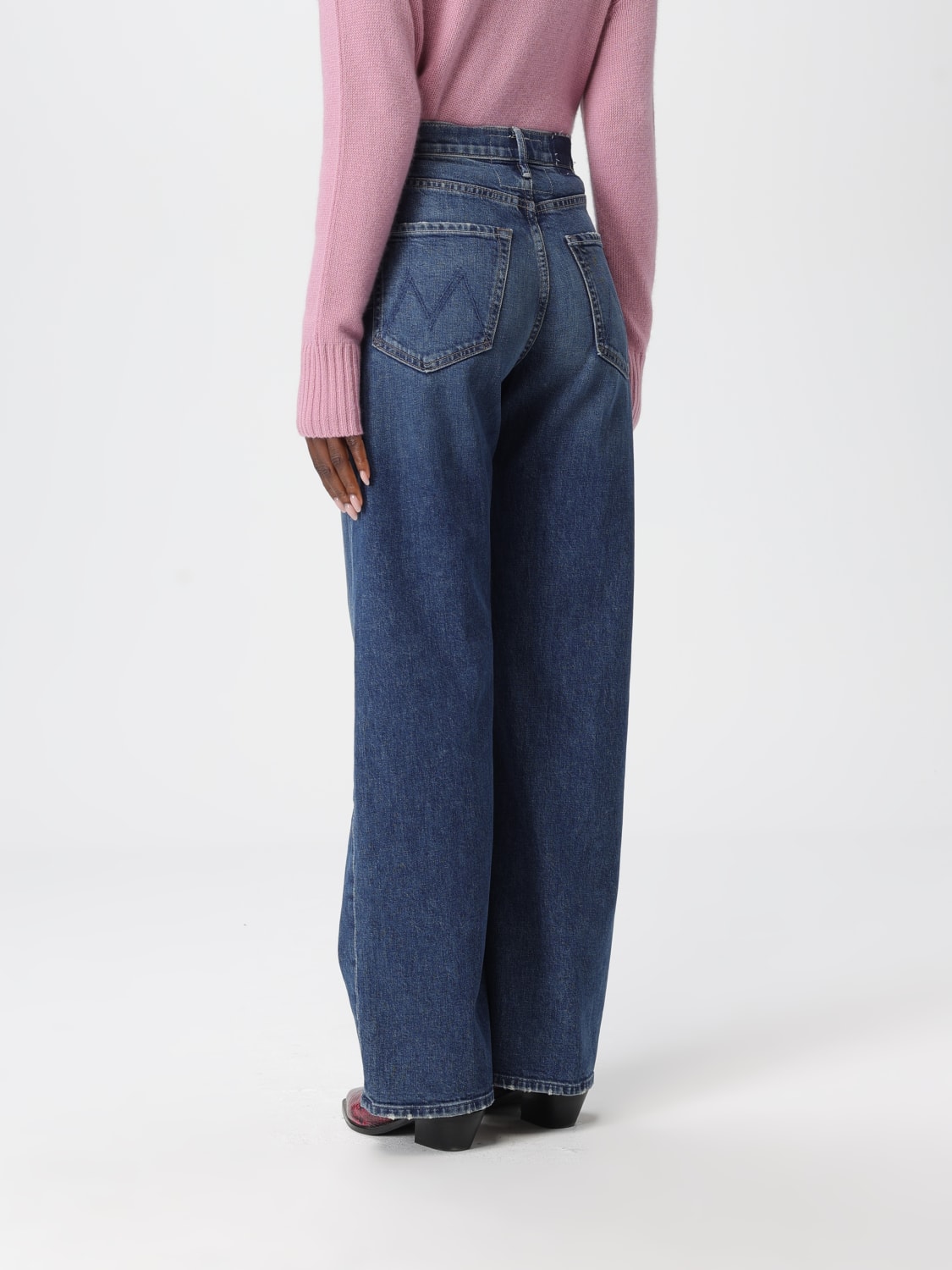 MOTHER VAQUEROS: Vaquero mujer Mother, Azul Oscuro - Img 2