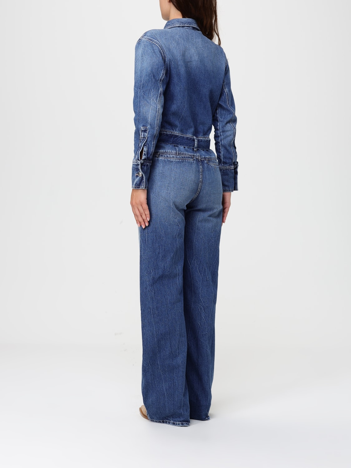 ICON DENIM LOS ANGELES JUMPSUIT: Jumpsuit damen Icon Denim Los Angeles, Blau - Img 2