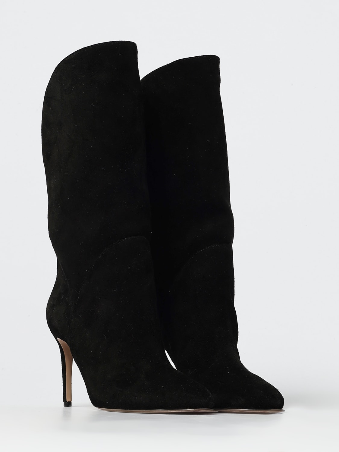 PARIS TEXAS BOOTS: Flat ankle boots woman Paris Texas, Black - Img 2