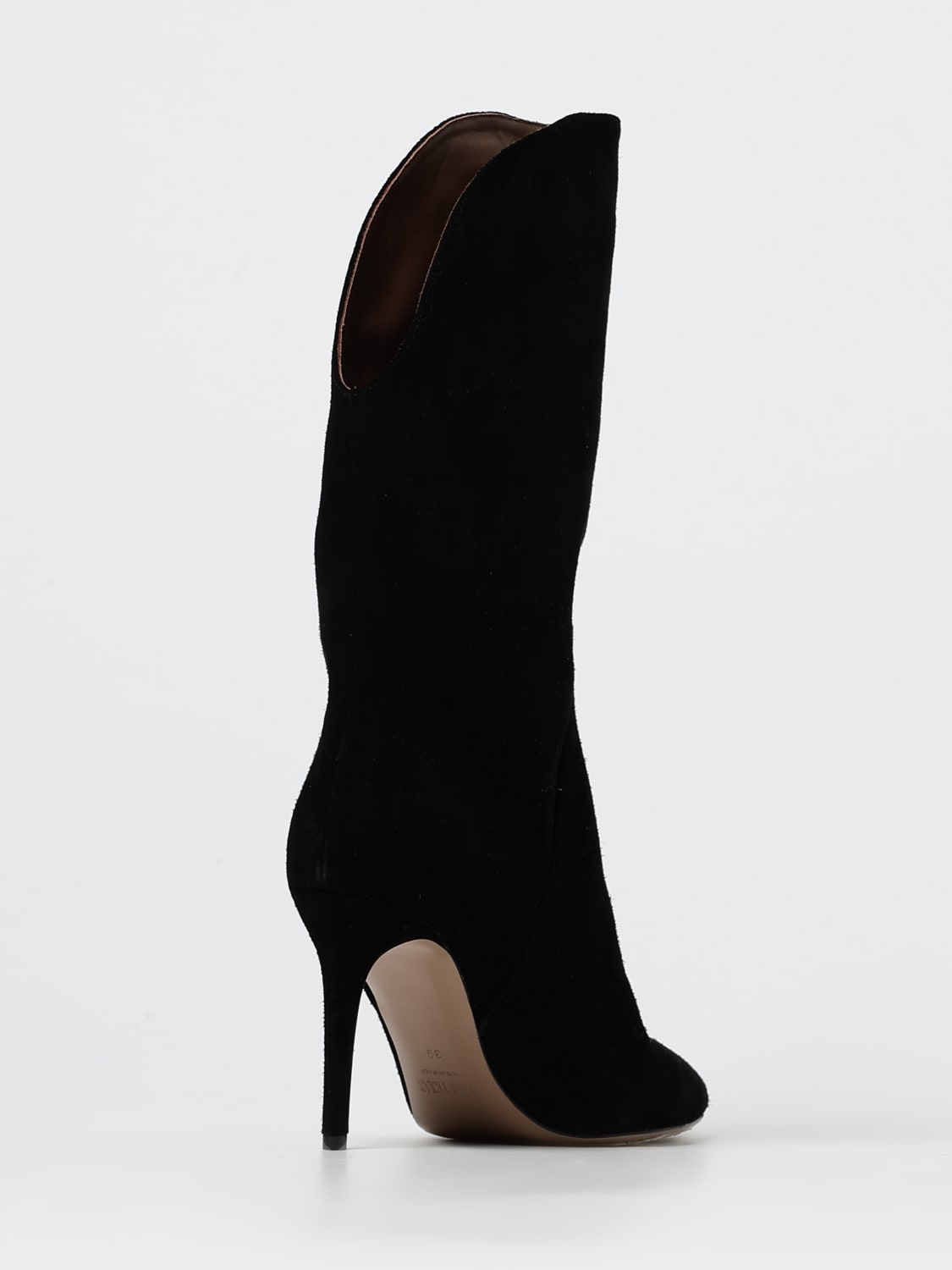 PARIS TEXAS BOOTS: Flat ankle boots woman Paris Texas, Black - Img 3